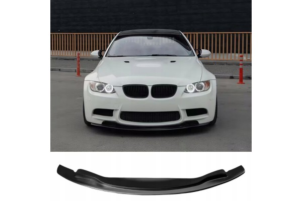 For BMW M3 E92 Coupe 07 13 E93 Convertible 08 13 Front Lip Piano Black