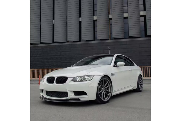 For BMW M3 E92 Coupe 07 13 E93 Convertible 08 13 Front Lip Piano Black Packaging status original