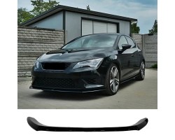 For Seat Leon FR MK3 2012 2016 Cupra PFL Piano Black ABS Plastic Front Lip