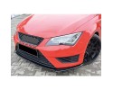 For Seat Leon FR MK3 2012 2016 Cupra PFL Piano Black ABS Plastic Front Lip Packaging status original