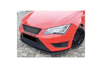 For Seat Leon FR MK3 2012 2016 Cupra PFL Piano Black ABS Plastic Front Lip Packaging status original