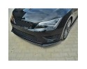 For Seat Leon FR MK3 2012 2016 Cupra PFL Piano Black ABS Plastic Front Lip Part manufacturer Autovision