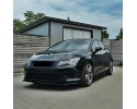For Seat Leon FR MK3 2012 2016 Cupra PFL Piano Black ABS Plastic Front Lip Installation side front