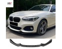 For BMW 1 Series F20 F21 M Power Facelift 15 19 Front Splitter With ABE TUV