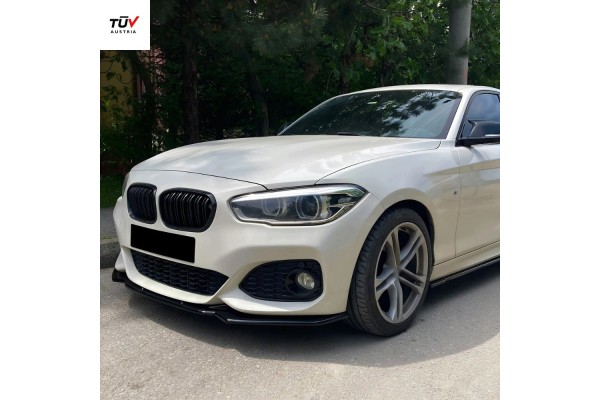 For BMW 1 Series F20 F21 M Power Facelift 15 19 Front Splitter With ABE TUV Catalog number of the part OWBL015