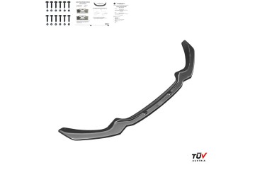 For BMW 1 Series F20 F21 M Power Facelift 15 19 Front Splitter With ABE TUV Installation side front