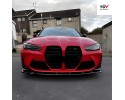 For BMW M4 G82 M3 G80 Front Splitter 2021 With ABE TUV ABS Plastic Black Packaging status original