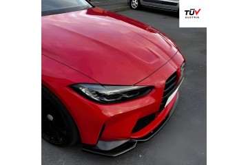 For BMW M4 G82 M3 G80 Front Splitter 2021 With ABE TUV ABS Plastic Black Catalog number of the part OWBL014
