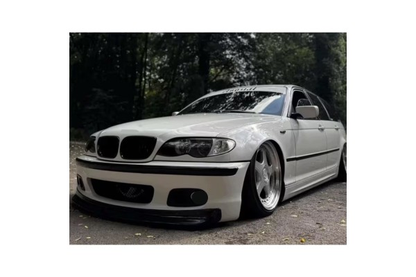 For BMW 3 Series E46 Coupe M Sport M3 CSL Style 97 06 Piano Black Front Lip Packaging status original