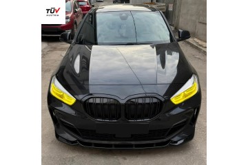 For BMW 1 Series F40 M Pack M135i 2019 2024 Front Splitter With ABE TUV Packaging status original