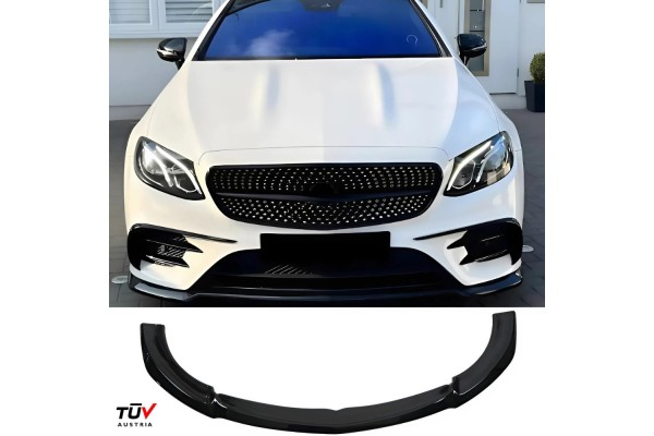 For MERCEDES E Class S213 W213 E63 AMG Estate 17 21 Front Splitter ABE TUV