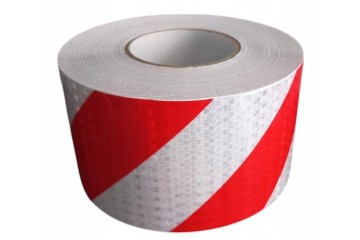 Reflective tape 100mm 50m honeycomb warning diagonal stripes MANUFACTURER