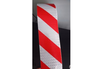 Reflective tape 100mm 50m honeycomb warning diagonal stripes MANUFACTURER Catalog number of the part plaster miodu ukosna
