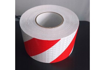 Reflective tape 100mm 50m honeycomb warning diagonal stripes MANUFACTURER Part manufacturer no brand