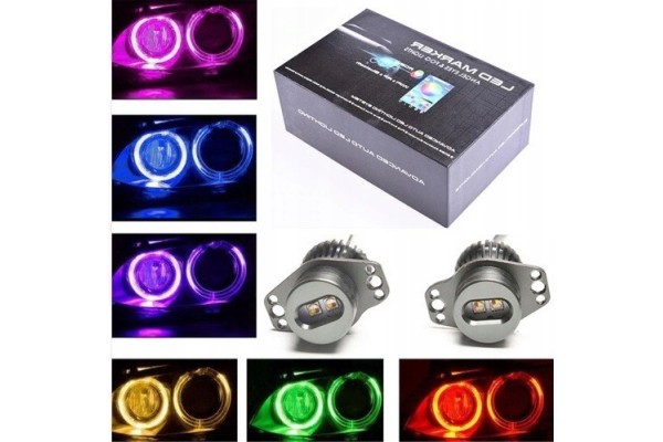 RING BULBS ANGEL EYES MARKER LED RGBW WiFi BLUETOOTH 40W BMW E90 E91