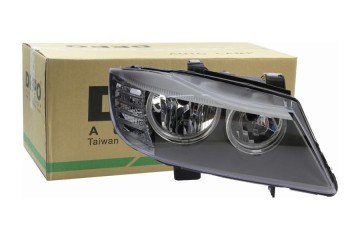HEADLIGHT ECE ELECTRIC BLACK BMW 3 Series E90 4D E 91 KOMBI 08 11 TYPE Car type trucks
