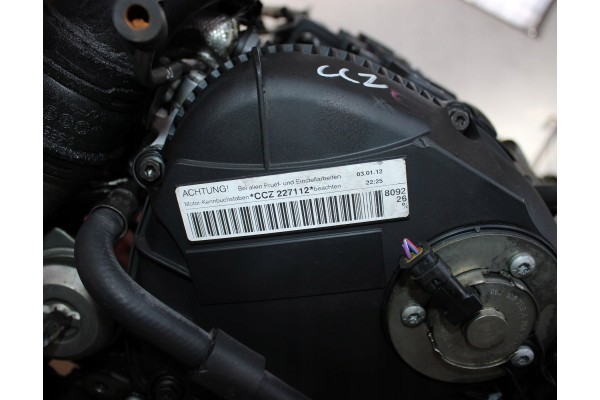 Motor de gasolina Audi A3 8P 2.0 Tfsi Ccz usado 6