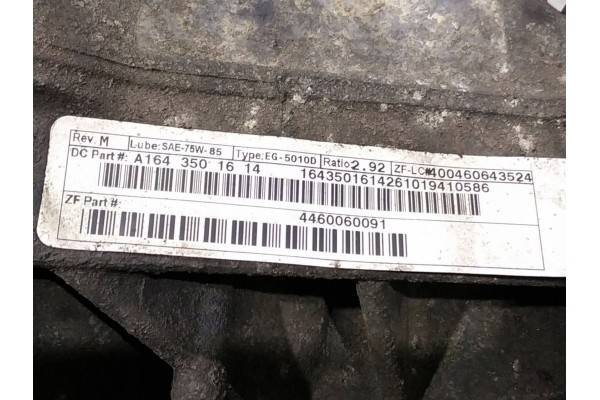 Diferencial Trasero Mercedes-Benz R W251 1643501614 usado 6