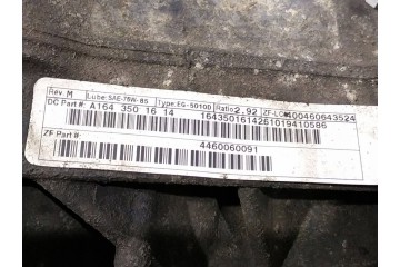 Rear Differential Rear Mercedes Benz R W251 1643501614 Catalog number of substitutes 292