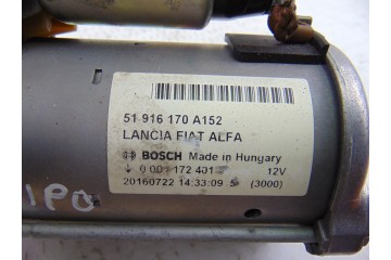 51916170  MOTOR ARRANQUE FIAT II TIPO (357) HATCHBACK Business 2017 51916170 197473 FIAT - 3