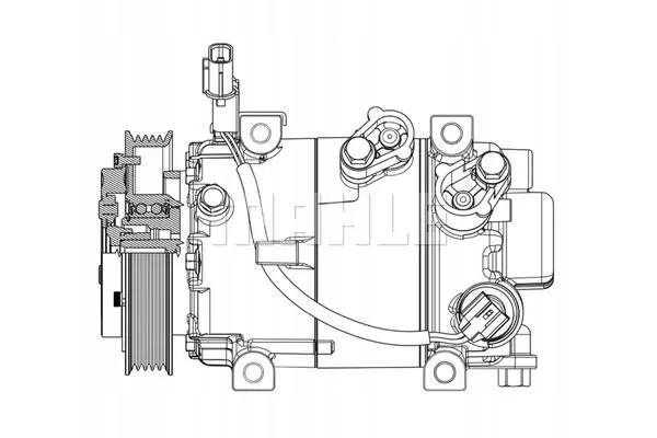 Compresor de Aire Acondicionado Mahle Acp 629 000P nuevo 3