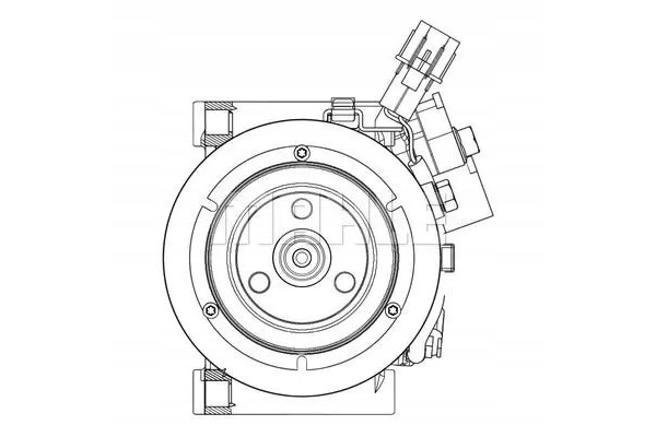Compresor de Aire Acondicionado Mahle Acp 629 000P nuevo 4