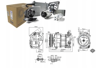 Nissens air conditioning compressor for Opel Insignia and Saab 9 5 Part manufacturer Nissens