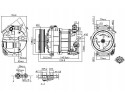 Nissens air conditioning compressor for Opel Insignia and Saab 9 5 Catalog number of the part 86218575 NIS