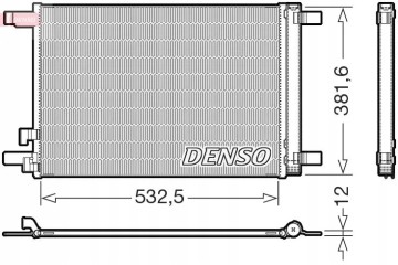 CONDENSER AIR CONDITIONING COOLER DCN02048 DENSO Packaging status original
