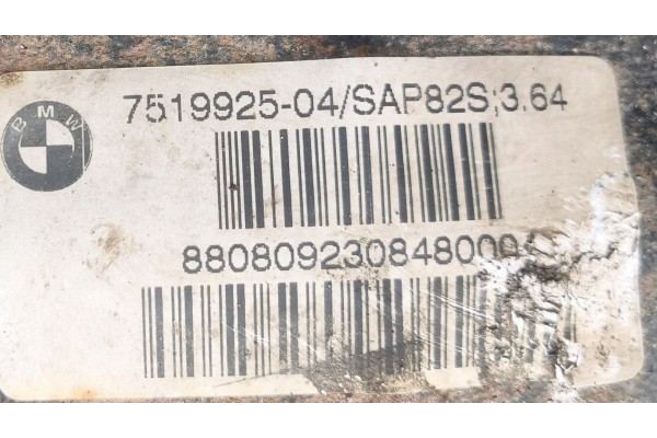 BMW 1 E87 04- Puente Diferencial Trasero 7519925 3.64 usado 2