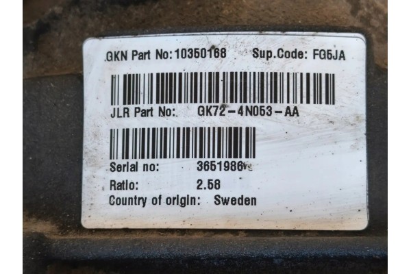 Diferencial Trasero Land Rover Discovery Sport / Diferencial Diésel usado 9