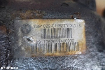 Rear differential BMW 3 E90 E91 7591022 Part manufacturer BMW OE