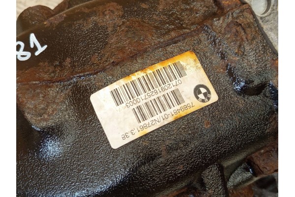 Puente Diferencial Trasero BMW OE 7589481 1' F20 F21 3' F30 F31 3.38 usado 9