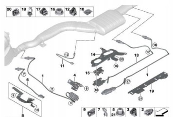 NOx sensor urea injection AdBlue BMW 13628594553 Catalog number of the part 571 0039 10
