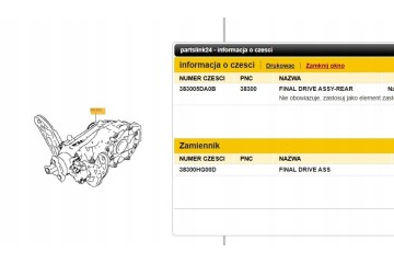 Diferencial Puente Trasero 383005DA0B 38300HG00D Infiniti Q30 QX30