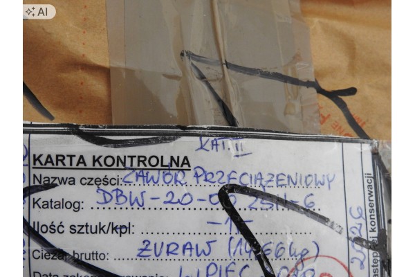 Válvula de Sobrecarga Bloque Hidráulico Grúa Star 660 Zsh-6 usado 8