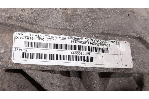 Diferencial Trasero Mercedes-Benz R W251 1643502014 usado 6