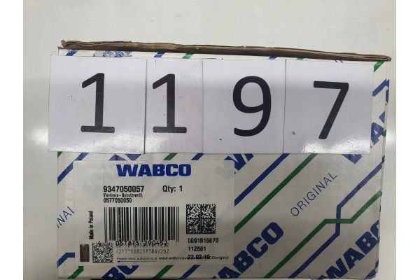 Válvula de 4 vías/circuito Wabco 9347050057 nuevo 7