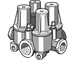 Multi circuit valve KNORR AE 4404 I88768