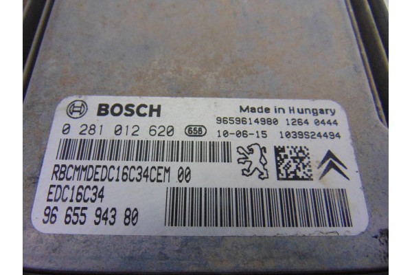 9665594380  CENTRALITA MOTOR UCE PEUGEOT PARTNER (S2) Combi Plus 2006 9665594380 206612 PEUGEOT - 1