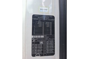 MAN TGX I 18 480 Truck EURO 6 13XH843 BRAKE VALVE K039569 81521306298 4x2 Car type trucks