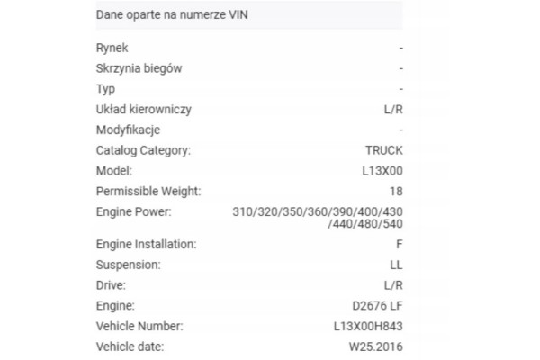 Válvula de freno principal MAN TGX I 18.480 EURO 6 13XH843 K039569 81
