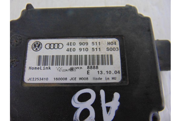 4E0909511  MODULO ELECTRONICO AUDI A8 (4E) 3.0 TDI Quattro 2005 4E0909511 206962 AUDI - 2