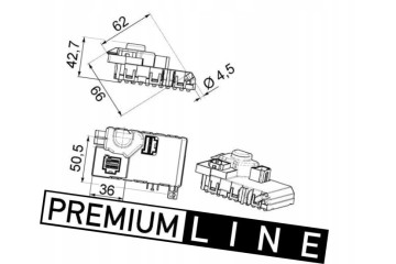 BLOWER RESISTOR BEHR PREMIUM LINE MAHLE ABR 63 000P