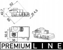 BLOWER RESISTOR BEHR PREMIUM LINE MAHLE ABR 63 000P Part manufacturer Mahle