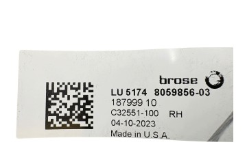 Channel brake air hose right BMW X6 F16 8059856 Quality of parts according to GVO O original with manufacturer s logo OE