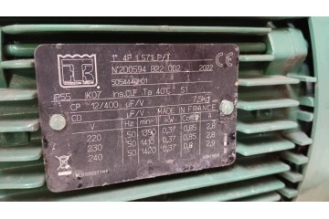 ELECTRIC MOTOR REFRIGERATION UNIT THERMO KING F3 5D54440H01 NO 726 026 Catalog number of the part 5D54440H01