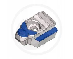 Martillo de Herramienta AHWI / Prinoth con 1 2 2 Puntas, UPMS05 GRANIT E