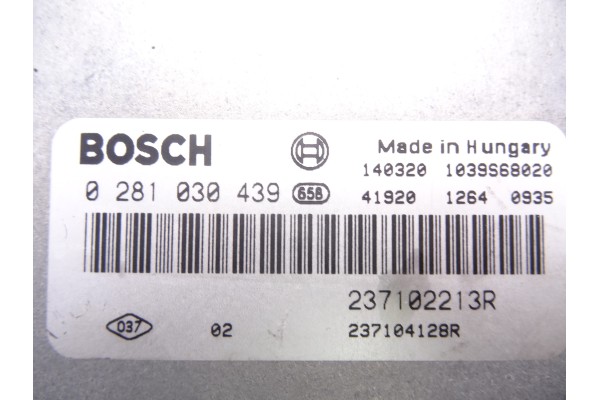 237102213R  CENTRALITA MOTOR UCE RENAULT CLIO IV Dynamique 2014 237102213R 208475 RENAULT - 2