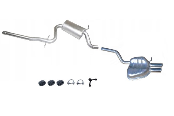 SKODA OCTAVIA 1 8 TSI 1 8 FSI 112KW 118KW 2007 2014 FINAL MIDDLE SILENCER